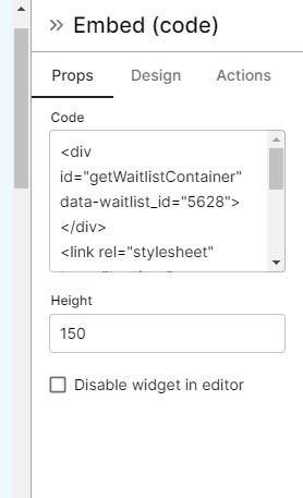 waitlist code